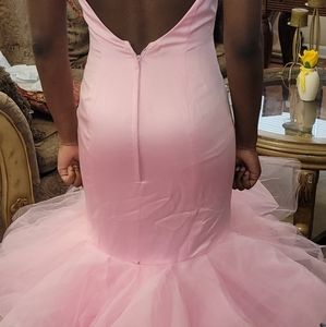 Pink Gown & Shoes / Lace custom coverall  detached, shoes 8